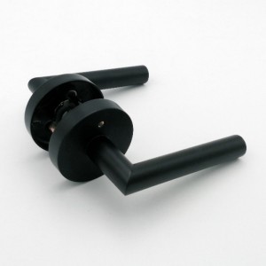 R7505 -ovi käsittelee mustaa, yksityisyyden ovenvivun sisustus makuuhuoneen kylpyhuoneessa,nykyaikainen ohut moderni muotoilu raskas ovivivut lukkoon